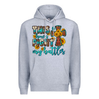 Heather Grey this is how i fight my battles Premium Hoodie - OliviaCreatesArt