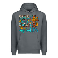 Rock this is how i fight my battles Premium Hoodie - OliviaCreatesArt