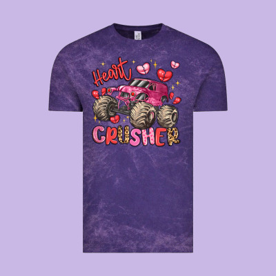 Name Monster Truck Heartbreaker Vintage Tee Designed By Lillyallendesigns