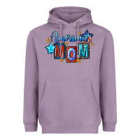 Lavender American mom Mother's Day Heavyweight Hoodie - FaDigitalArtStudio