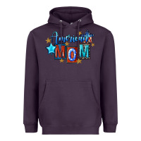 Plum American mom Mother's Day Heavyweight Hoodie - FaDigitalArtStudio
