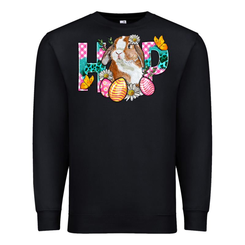 Hop Bunny Easter Premium Sweatshirt by BundleAndBundleShop | Teevron