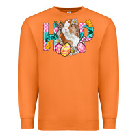 Carrot Hop Bunny Easter Premium Sweatshirt - BundleAndBundleShop