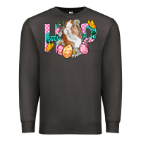 Smoke Hop Bunny Easter Premium Sweatshirt - BundleAndBundleShop