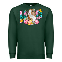 Sports Green Hop Bunny Easter Premium Sweatshirt - BundleAndBundleShop