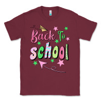 Burgundy Back To School Classic Tee - BundleAndBundleShop