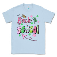 Dusty Blue Back To School Classic Tee - BundleAndBundleShop