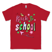 Red Back To School Classic Tee - BundleAndBundleShop