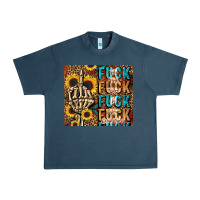 Midnight Navy fuck Urban Heavy Tee - LillyAllenDesigns