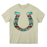 Mossy serape turquoise horseshoe Heavy Core Tee - Jasminsmagicworld