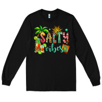 Black salty vibes tequila summer Long Sleeve Tee - Jasminsmagicworld