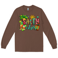 Chestnut salty vibes tequila summer Long Sleeve Tee - Jasminsmagicworld