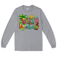 Heather Grey salty vibes tequila summer Long Sleeve Tee - Jasminsmagicworld