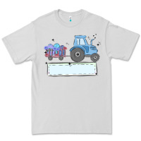 Dove Grey easter tractor boy Premium Tee - MaliasSmallBusiness