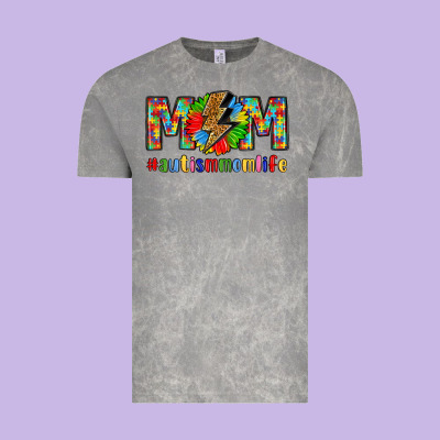 Empowering Autism Mom Life Vintage Tee Designed By Lillyallendesigns