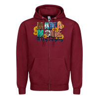 Burgundy Mama mode all day everyday  Mother's Day Zipper Hoodie - CowGirlArtShop