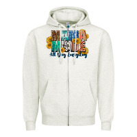 Oatmeal Heather Mama mode all day everyday  Mother's Day Zipper Hoodie - CowGirlArtShop