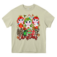 Mossy Merry Christmas unicorns Heavy Core Tee - NancyCooperArtShop
