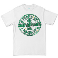 White prone to shenanigans and malarkey Premium Tee - MaliasSmallBusiness