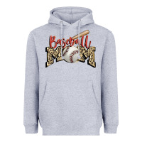 Heather Grey baseball mom Heavyweight Hoodie - FaDigitalArtStudio