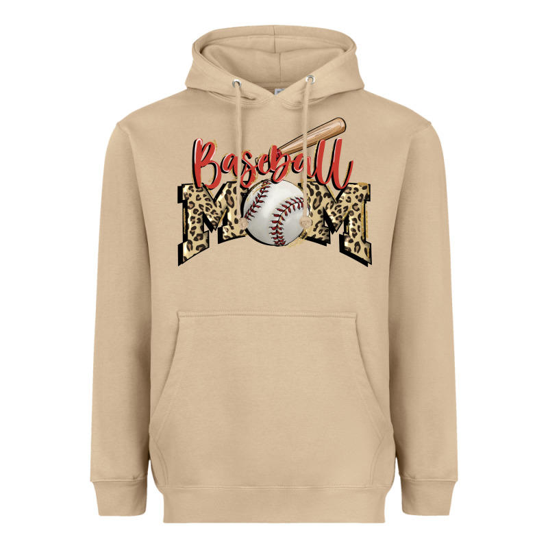 Baseball Mom Heavyweight Hoodie by FaDigitalArtStudio | Teevron