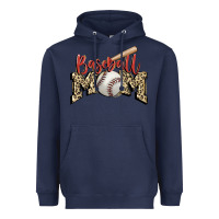 Navy baseball mom Heavyweight Hoodie - FaDigitalArtStudio