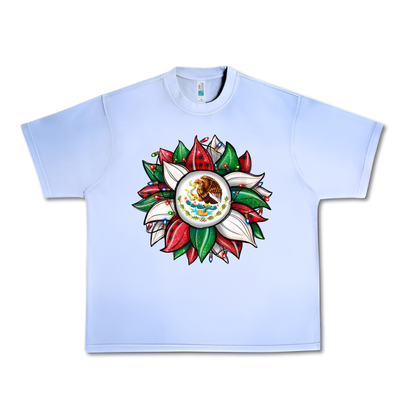 Christmas Sunflower Mexican Flag Urban Heavy Tee by JahusDesignShop | Teevron