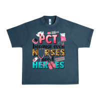 Midnight Navy pct because nurses need heroes Urban Heavy Tee - LillyAllenDesigns