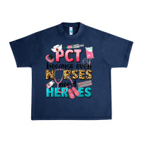 Navy pct because nurses need heroes Urban Heavy Tee - LillyAllenDesigns