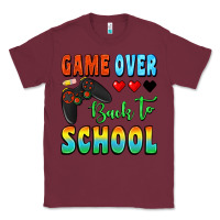 Burgundy game over back to school Classic Tee - BundleAndBundleShop