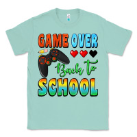 Seafoam game over back to school Classic Tee - BundleAndBundleShop