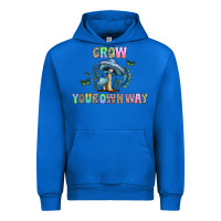 Cobalt grow your own way Urban Hoodie - CowhideDigitalArt