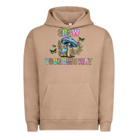 Pigment Burro grow your own way Urban Hoodie - CowhideDigitalArt