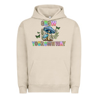 Pigment French Oak grow your own way Urban Hoodie - CowhideDigitalArt