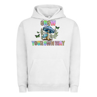 Pigment Lunar Rock grow your own way Urban Hoodie - CowhideDigitalArt