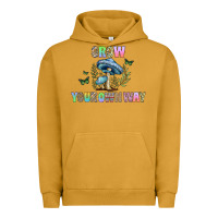 Pigment Peanut Butter grow your own way Urban Hoodie - CowhideDigitalArt