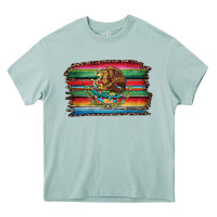 Arona serape leopard mexican flag Heavy Core Tee - Jasminsmagicworld