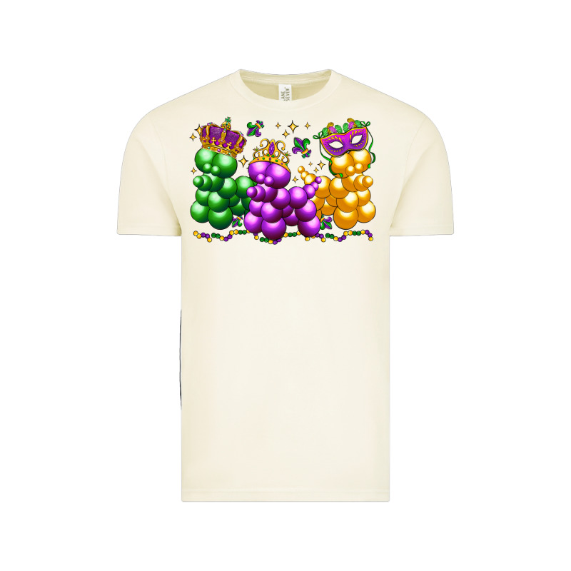 Mardi Gras Bead Dogs Vintage Tee by LillyAllenDesigns | Teevron