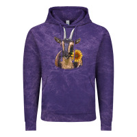 Cloud Purple dark goat Vintage Hoodie - RanaPortraitStore
