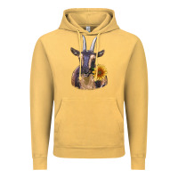 Vintage Mustard dark goat Vintage Hoodie - RanaPortraitStore