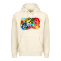Sandshell Au-some mom Autism Premium Hoodie - FaDigitalArtStudio