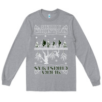 Heather Grey Merry Christmas Long Sleeve Tee - Bettercallsaul
