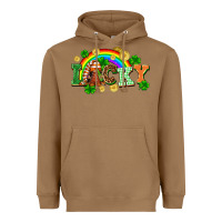 Toasted Coconut lucky gnome St. Patricks Day Heavyweight Hoodie - FaDigitalArtStudio