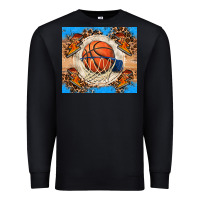 Black basketball Premium Sweatshirt - FaDigitalArtStudio