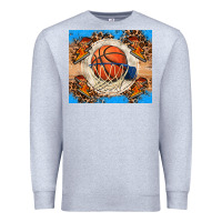 Heather Grey basketball Premium Sweatshirt - FaDigitalArtStudio