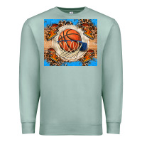 Seafoam basketball Premium Sweatshirt - FaDigitalArtStudio