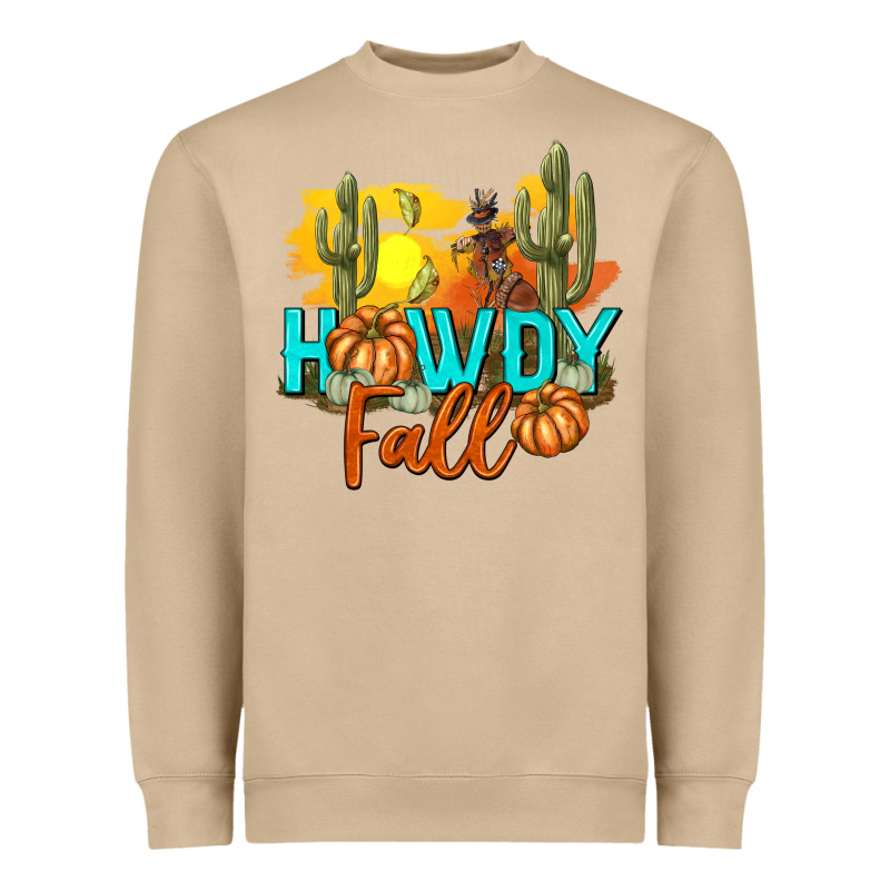 Howdy Fall Heavyweight Sweatshirt by texasbilliewilder | Teevron