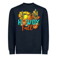 Navy Howdy Fall Heavyweight Sweatshirt - texasbilliewilder