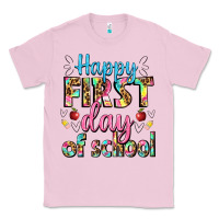 Bubblegum Pink happy first day of school Classic Tee - BundleAndBundleShop