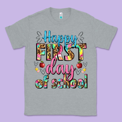 Happy First Day Of School Classic Tee Designed By Bundleandbundleshop